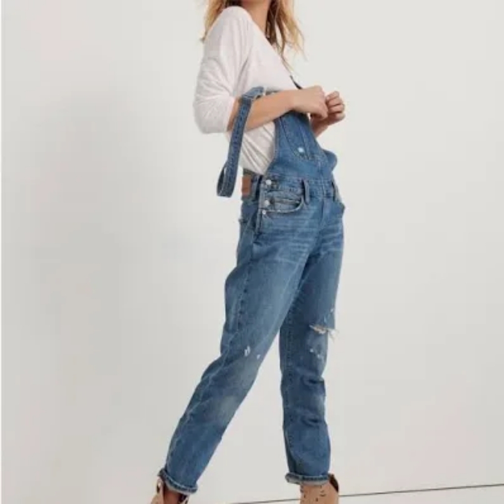 Lucky Brand Boyfriend overalls